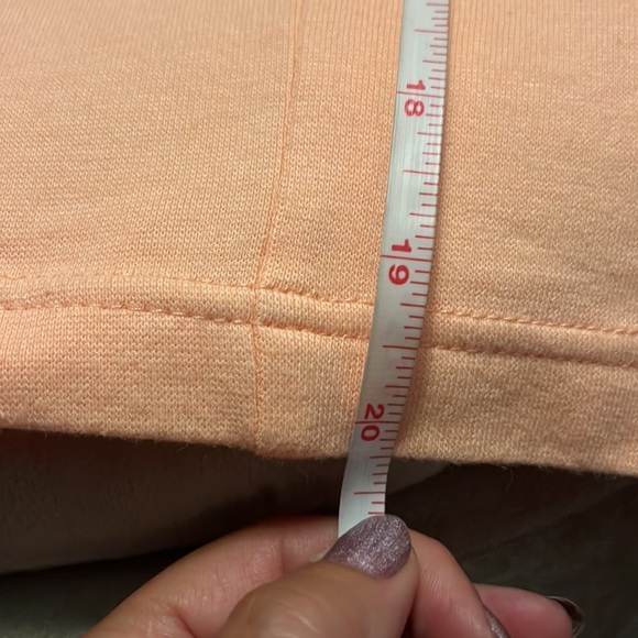 SO brand light peach colored tank top that is form fitted with seams - Picture 8 of 8